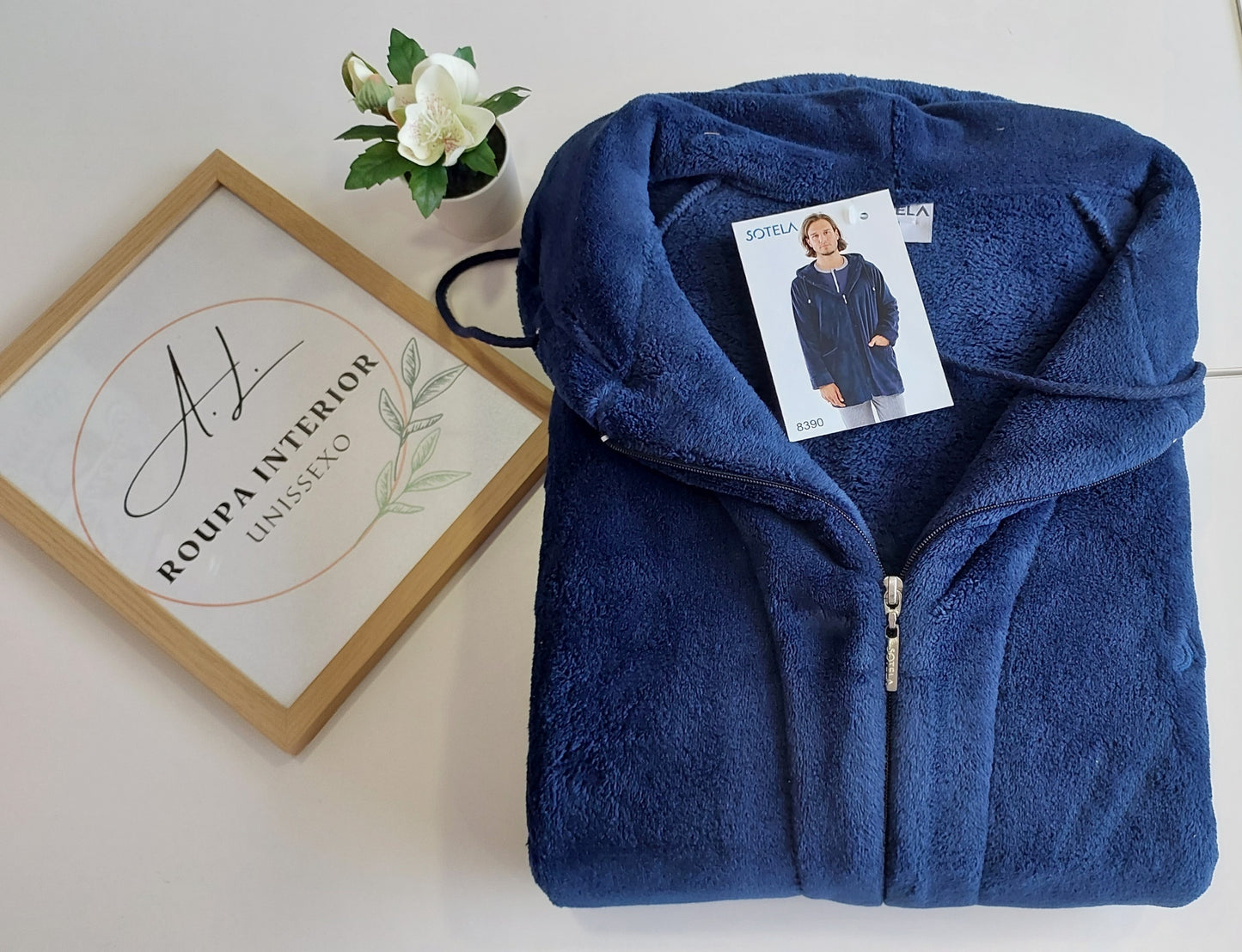 Robe casaco Homem liso