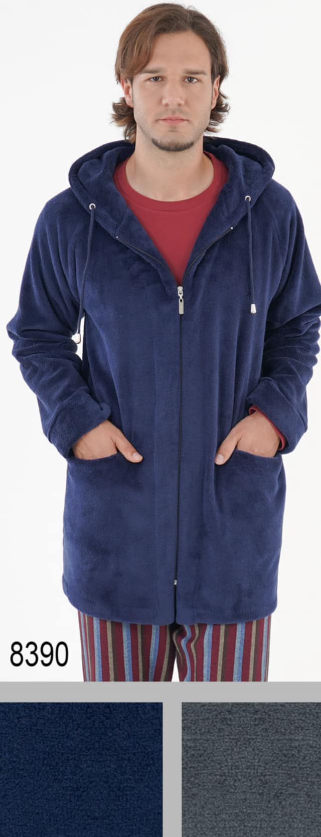 Robe casaco Homem liso