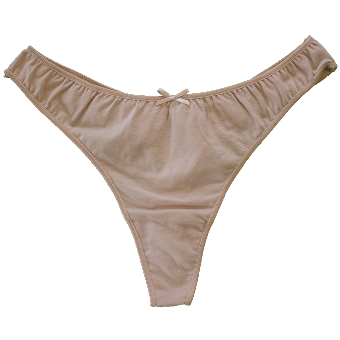 Modelo 852 - Cueca de Senhora FIO DENTAL em algodão  (SEM MARCAÇÃO)