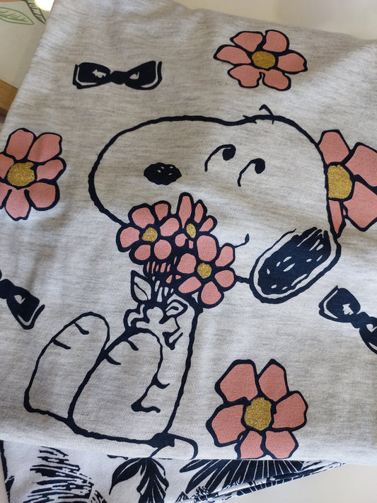 Pijama de Senhora em algodão sem carda - XL