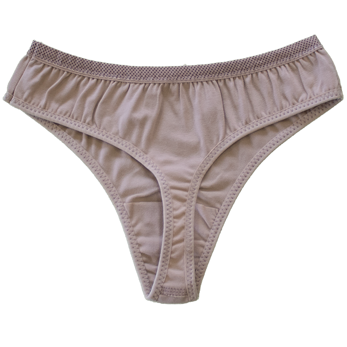 Modelo 801 alto - Cueca de Senhora FIO DENTAL em algodão