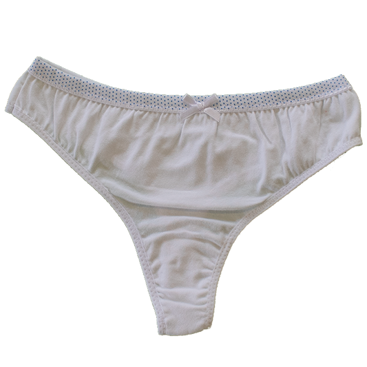 Modelo 801 alto - Cueca de Senhora FIO DENTAL em algodão