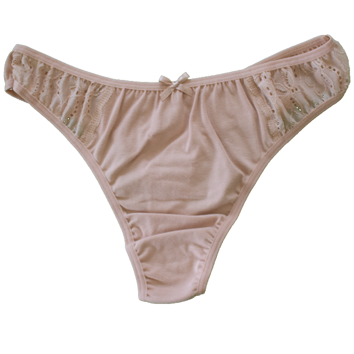 Modelo 801 renda - Cueca FIO DENTAL em algodão