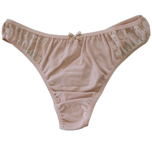 Modelo 801 renda - Cueca FIO DENTAL em algodão