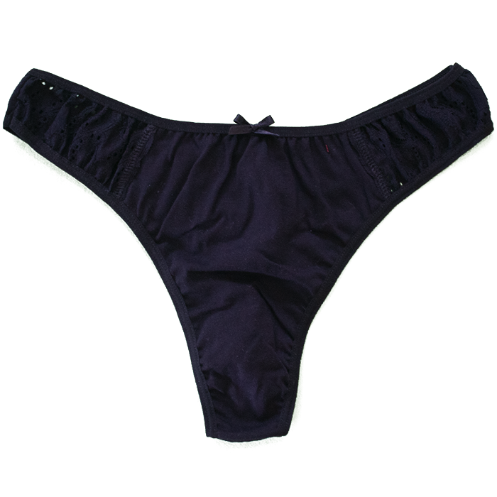 Modelo 801 renda - Cueca FIO DENTAL em algodão