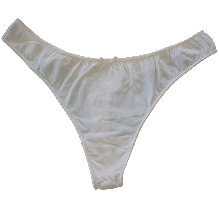 Modelo 852 - Cueca de Senhora FIO DENTAL em algodão  (SEM MARCAÇÃO)